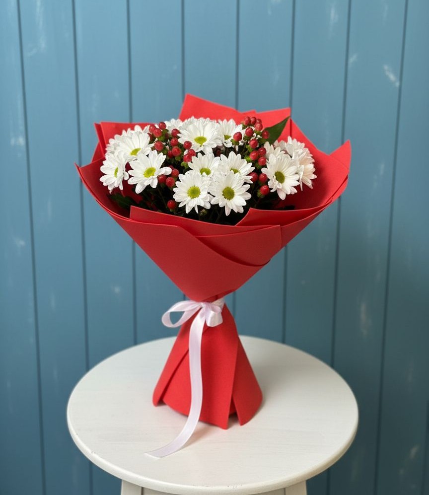 Букет цветов из: Хризантемы в Новое Грешино