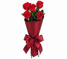 Букет 5 Красных роз Эдлесс Лав в Новое Грешино