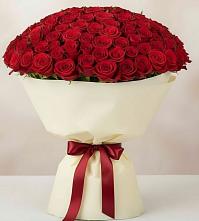Букет 101 Красная роза Милано в Новое Грешино