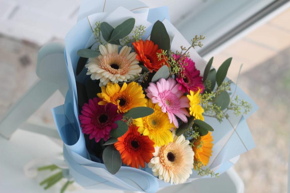 Букет цветов из: Герберы в Новое Грешино