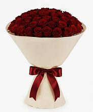 Букет 101 Бордовая роза Блэк Бакарра в Новое Грешино
