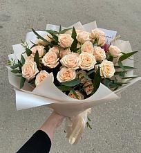 Букет Кремовые розы Латте #REPLACE_PRED# Новое Грешино