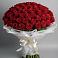 Букет 101 Красная роза Блэк Мэджик в Новое Грешино