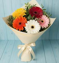 Букет цветов из:  Герберы в Новое Грешино