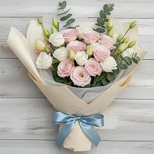 Букет цветов из:  Лизиантусы в Новое Грешино