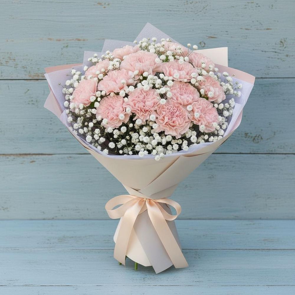 Букет цветов из: Гвоздики в Новое Грешино