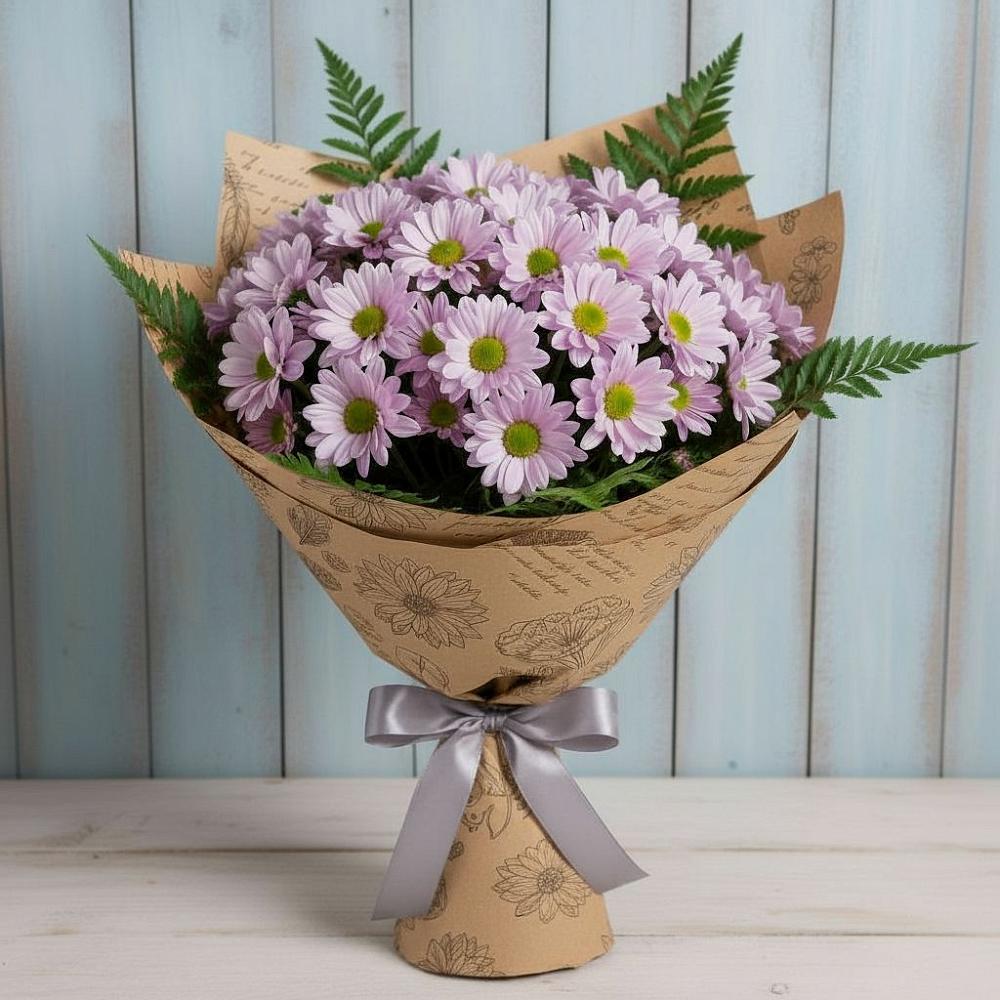 Букет цветов из: Хризантемы в Новое Грешино