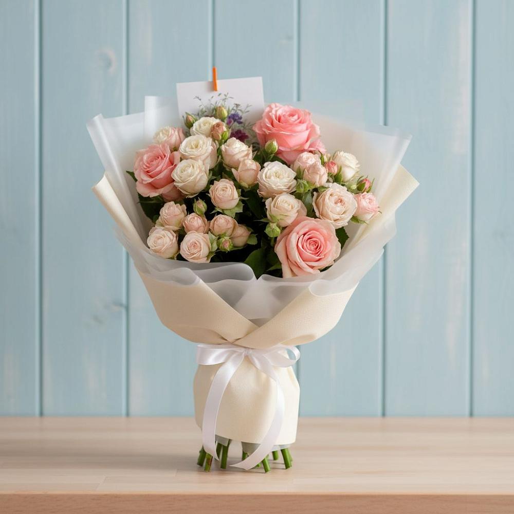 Букет цветов из: Розы в Новое Грешино