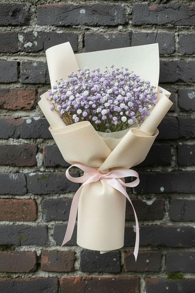 Букет цветов из: Гипсофила в Новое Грешино