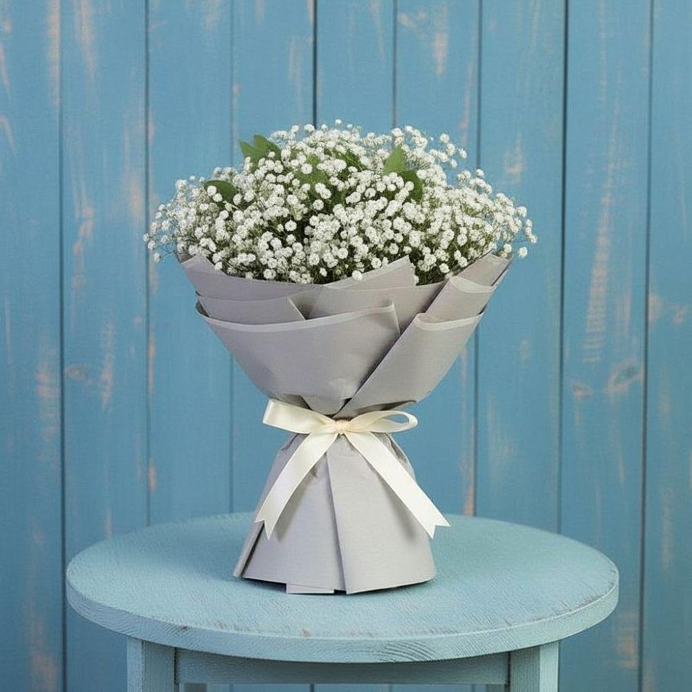 Букет цветов из: Гипсофила в Новое Грешино