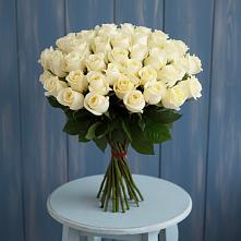 Букет 51 Белая роза Эдлесс Лав #REPLACE_PRED# Новое Грешино