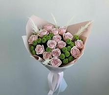 Букет цветов из:  Розы и Хризантемы в Новое Грешино