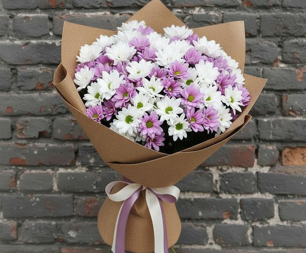 Букет цветов из: Хризантемы в Новое Грешино