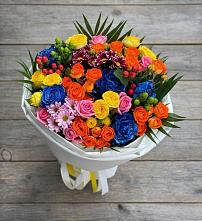Букет цветов из:  Розы и Хризантемы #REPLACE_PRED# Новое Грешино
