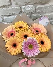 Букет цветов из:  Герберы #REPLACE_PRED# Новое Грешино