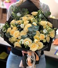 Букет цветов из:  Розы и Лизиантусы #REPLACE_PRED# Новое Грешино