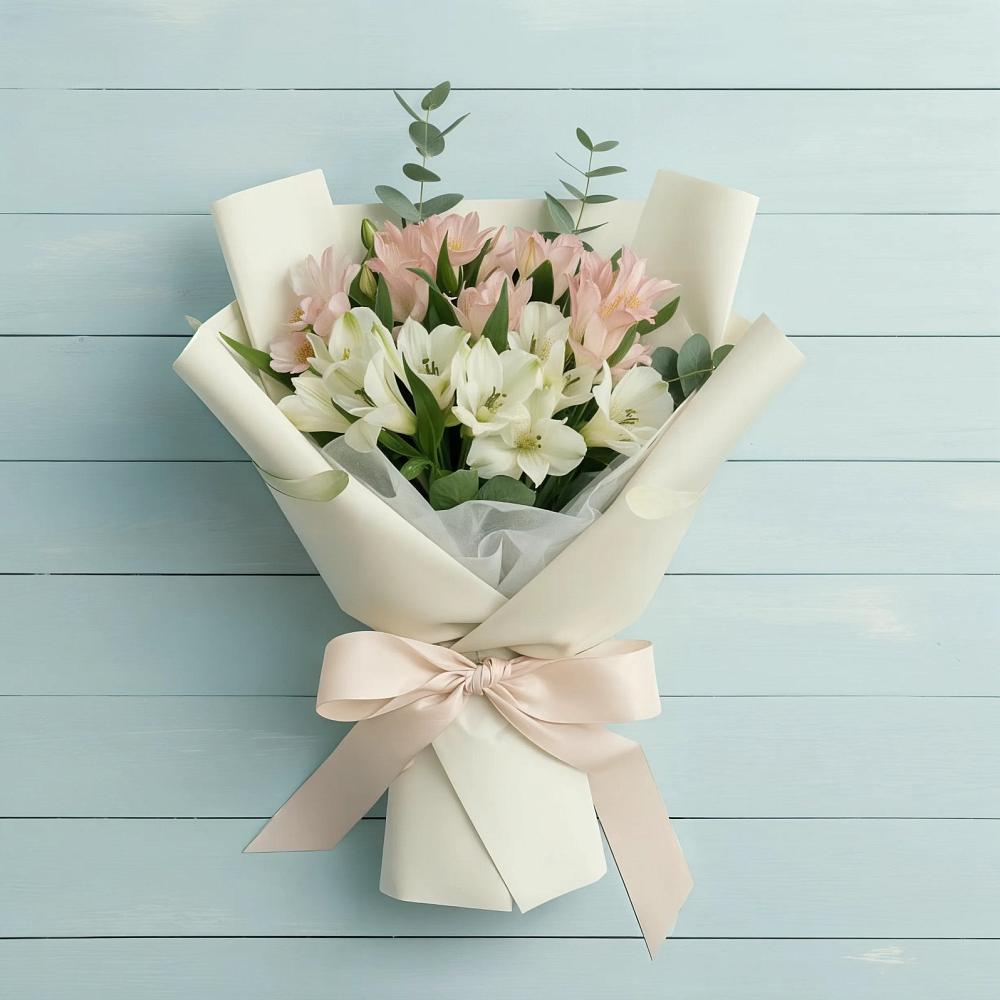 Букет цветов из: Альстромерии в Новое Грешино