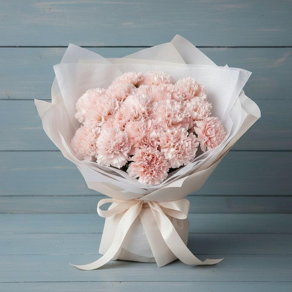 Букет цветов из: Гвоздики в Новое Грешино