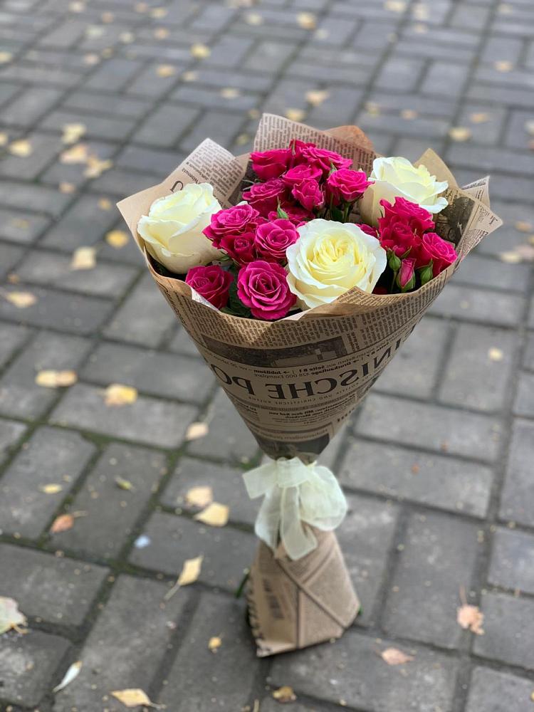 Букет цветов из: Розы в Новое Грешино