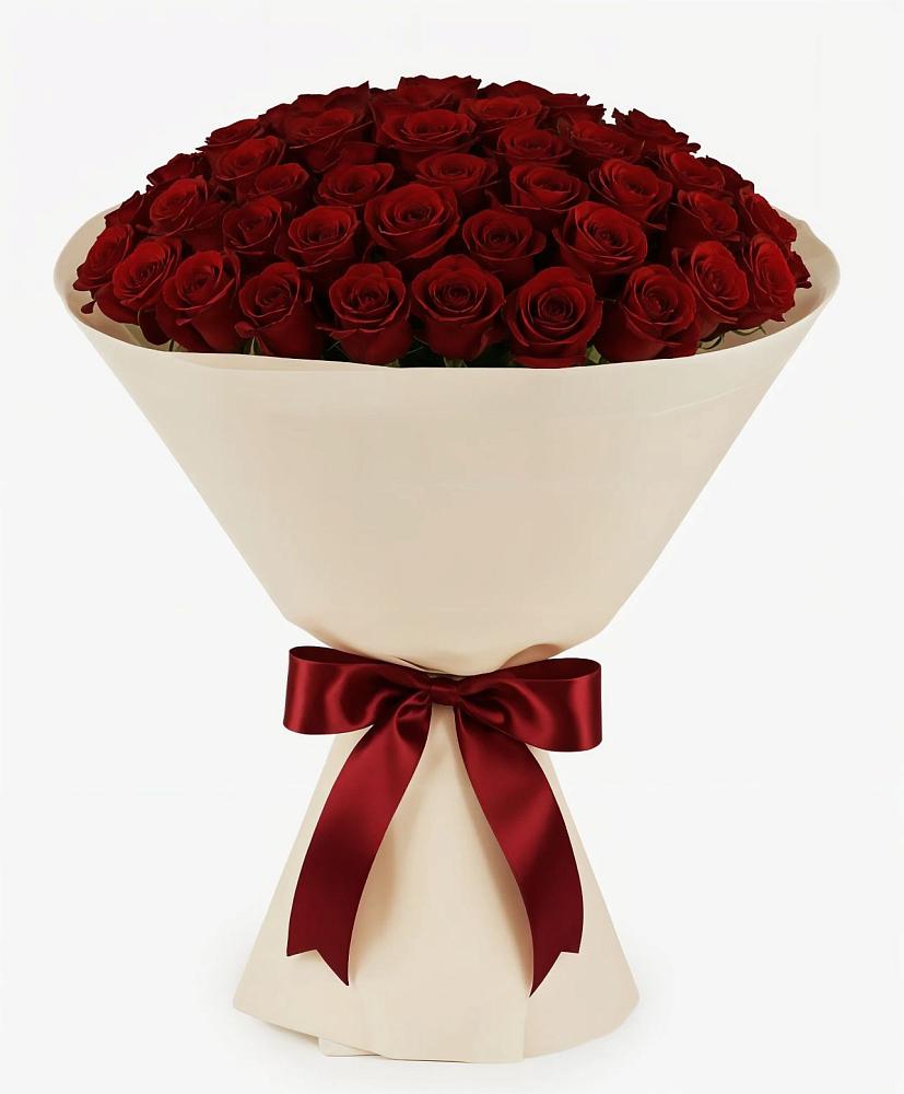 Букет 101 Бордовая роза Блэк Бакарра в Новое Грешино