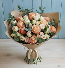 Букет цветов из:  Альстромерии и Розы #REPLACE_PRED# Новое Грешино